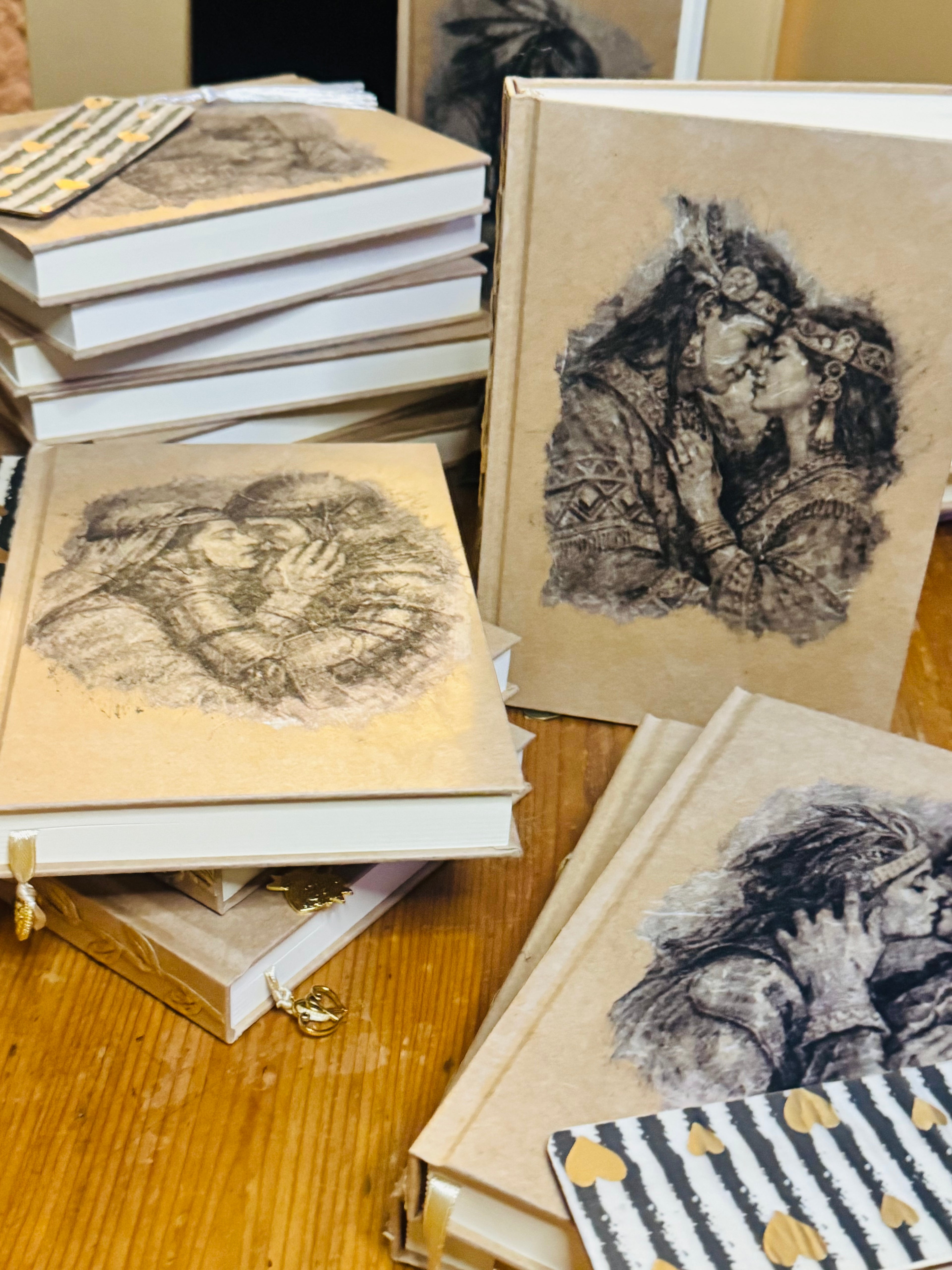 Romantic Couples in History A5 Sketchbooks