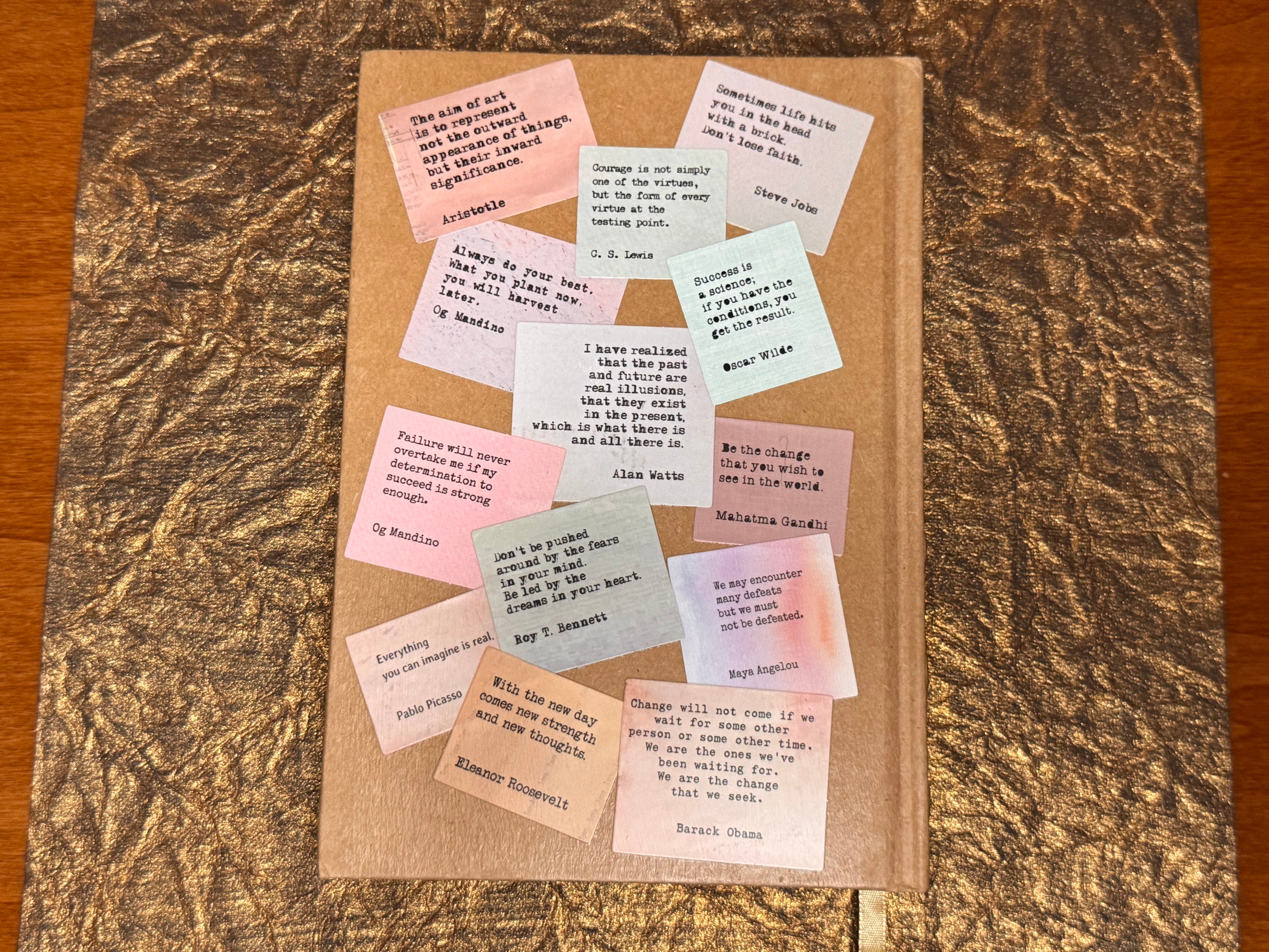 Block Style Quote Book