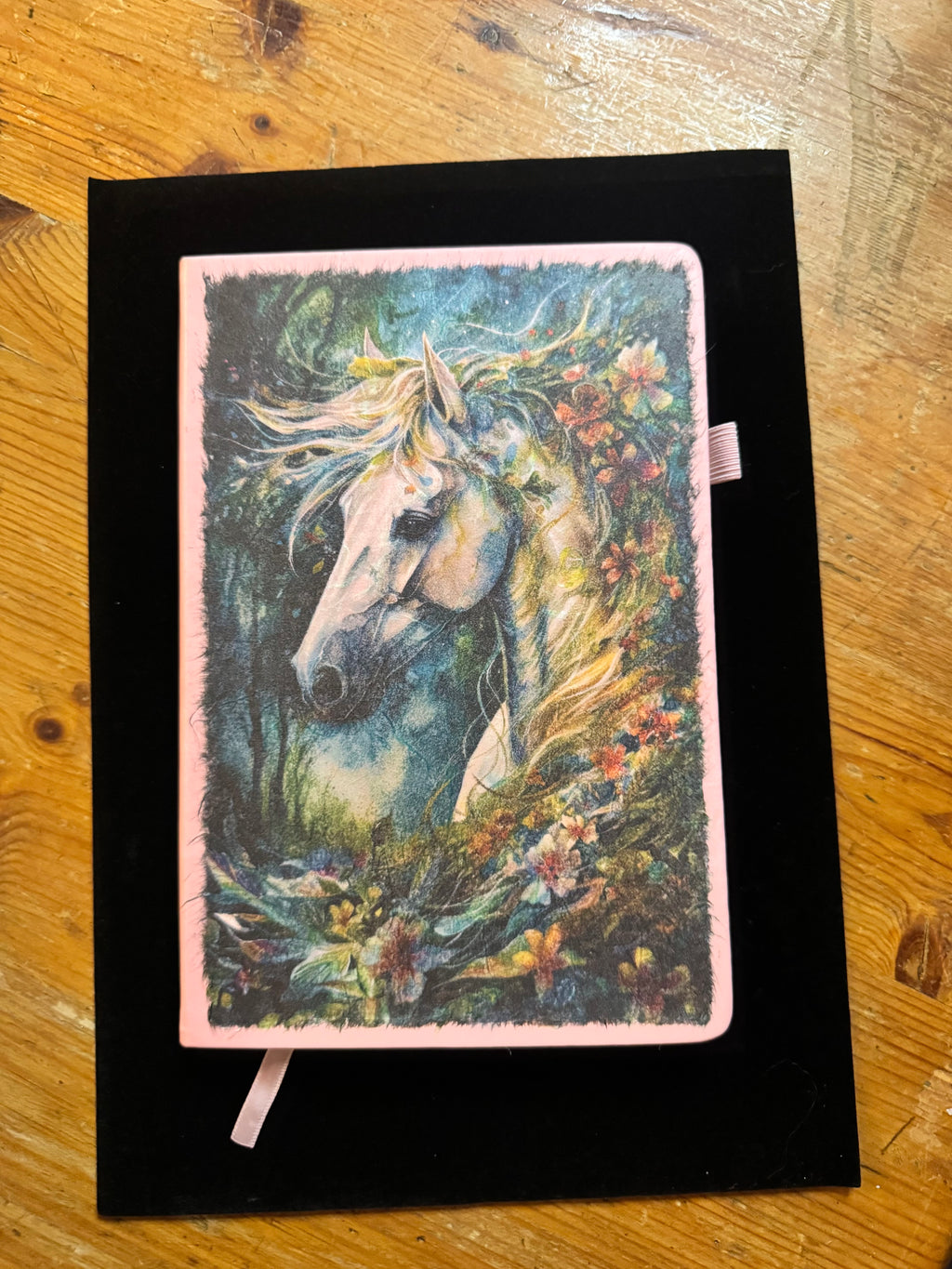 Colorful Horse Notebook $25