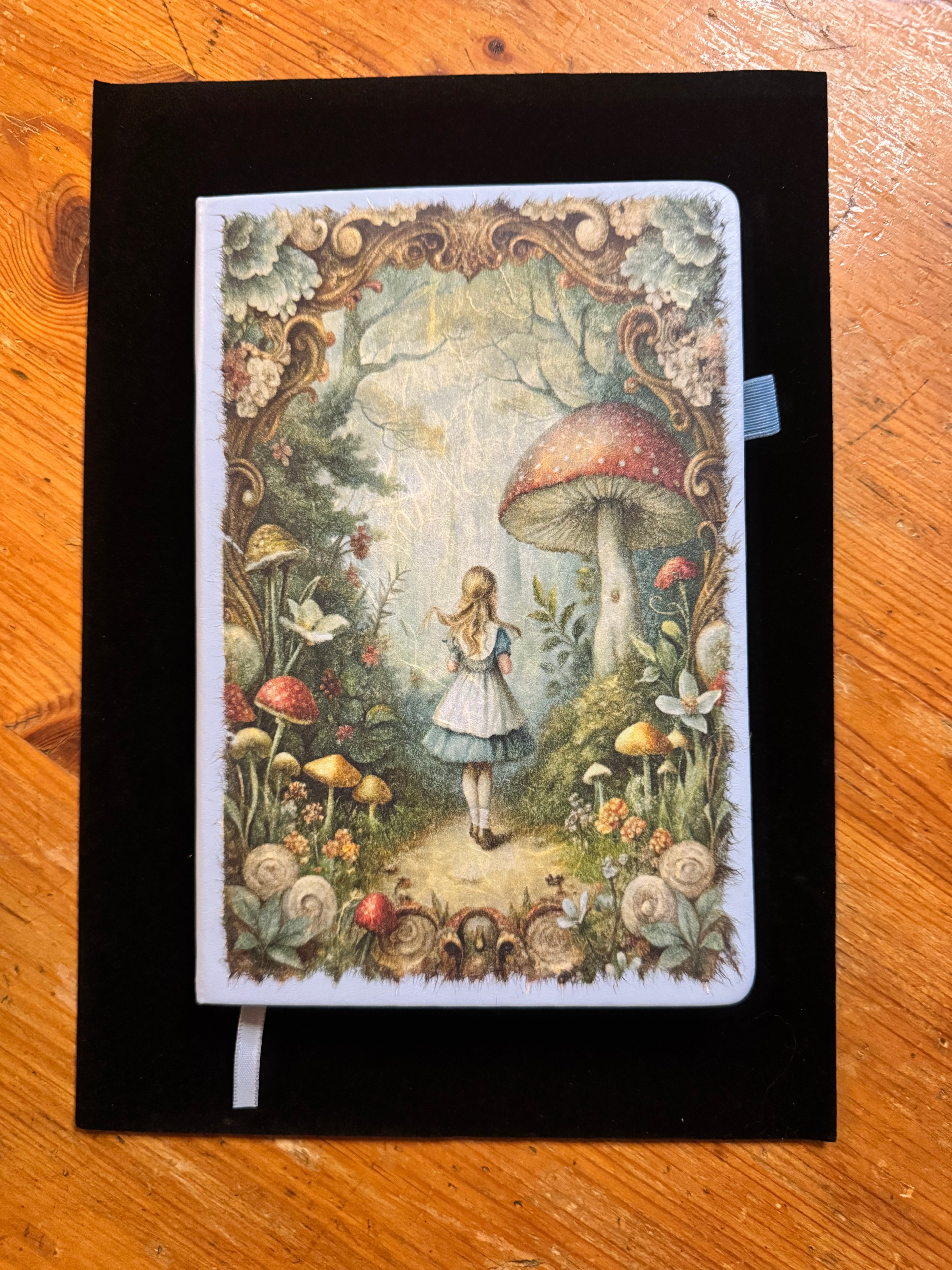 Alice in Wonderland Notebook $25