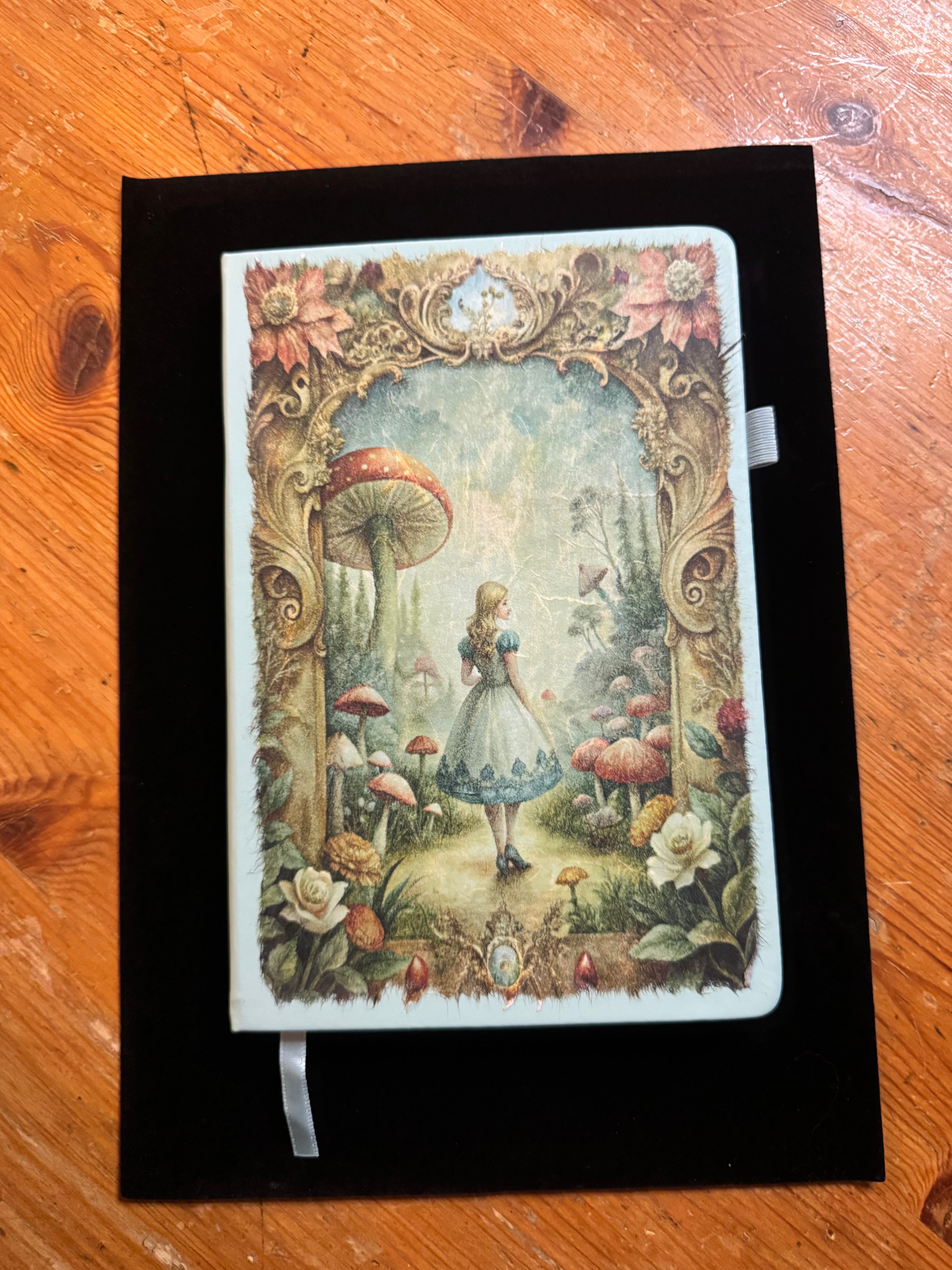 Alice in Wonderland Notebook $25