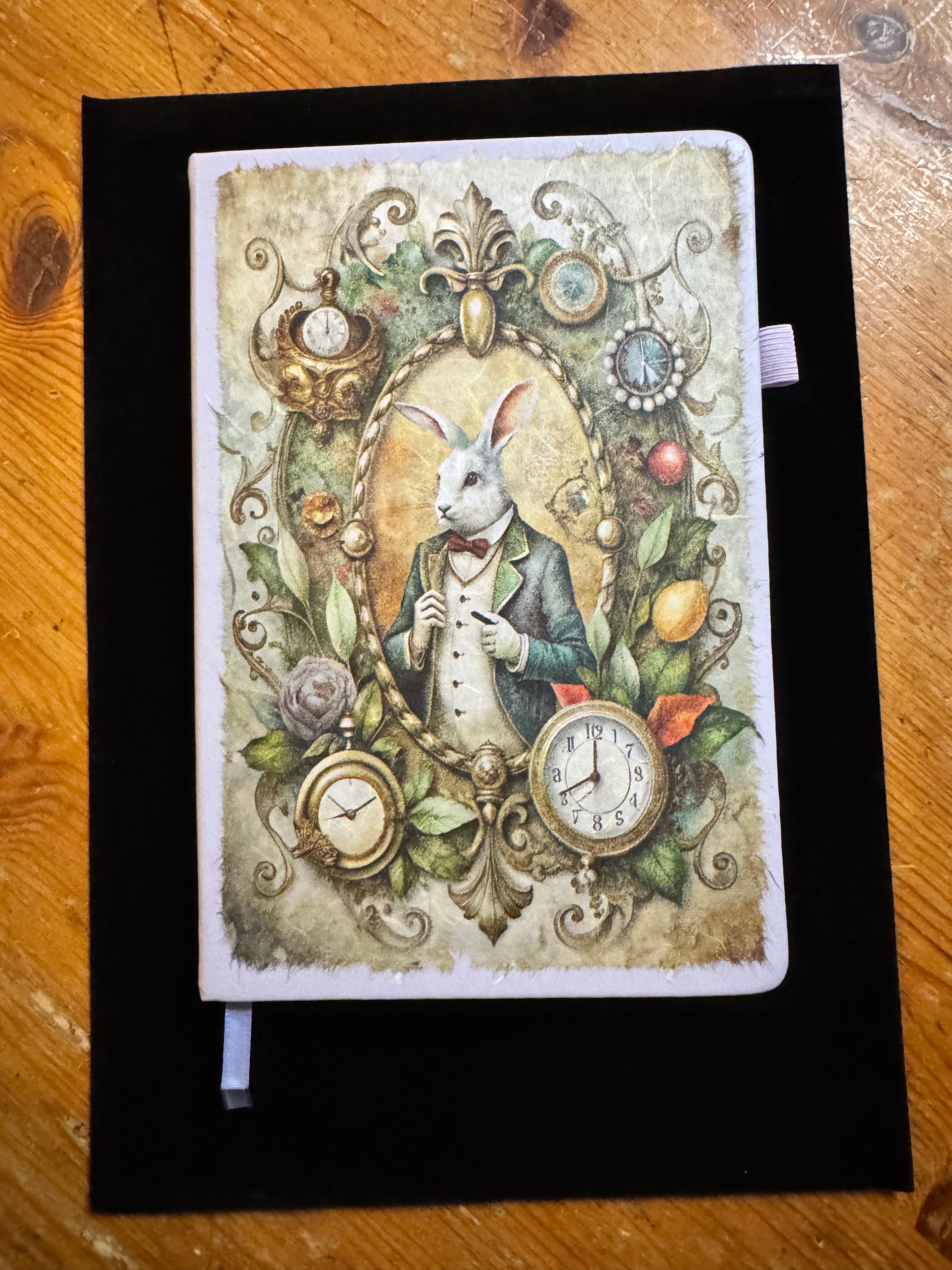 Alice in Wonderland Notebook $25