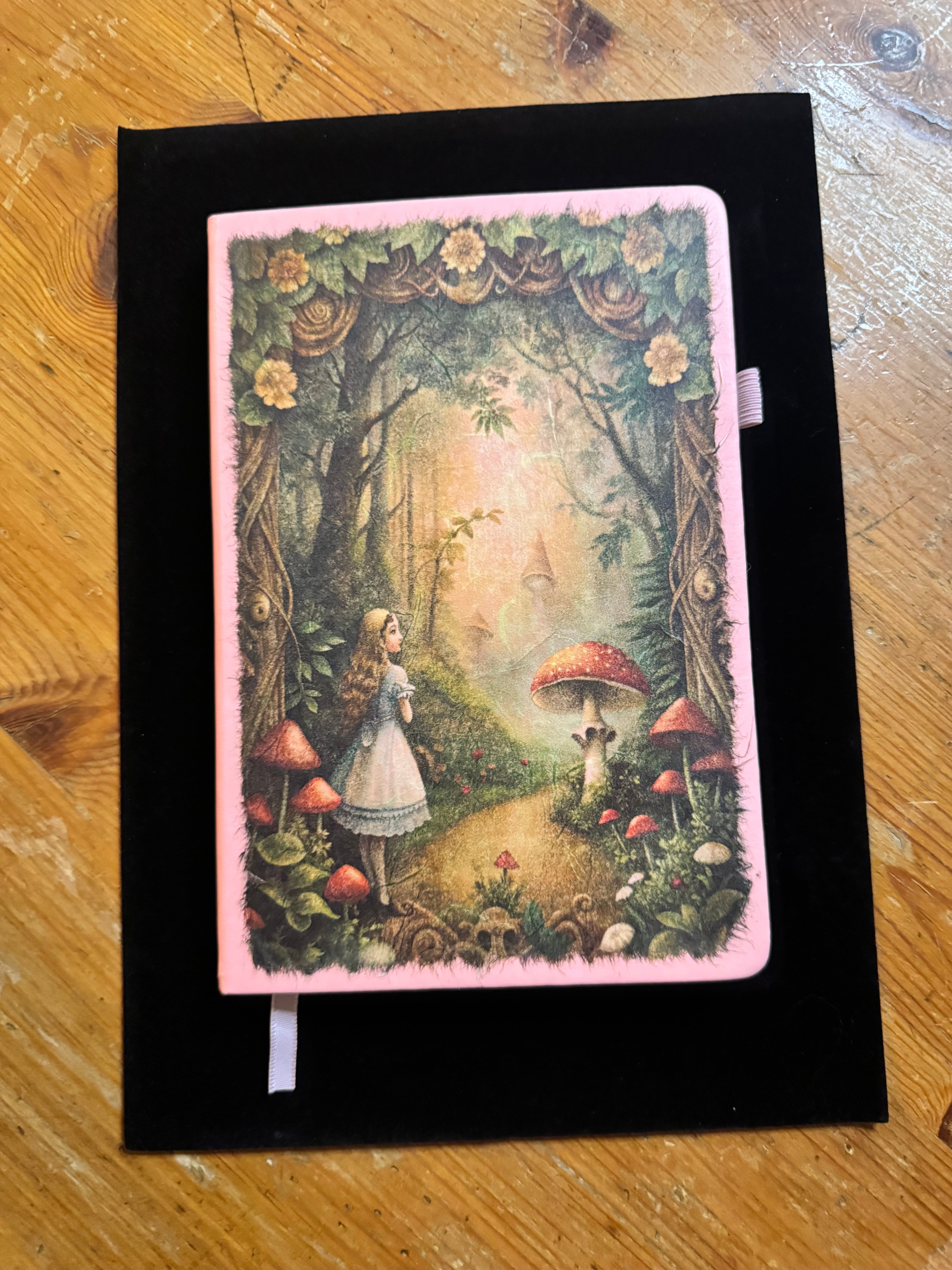 Alice in Wonderland Notebook $25