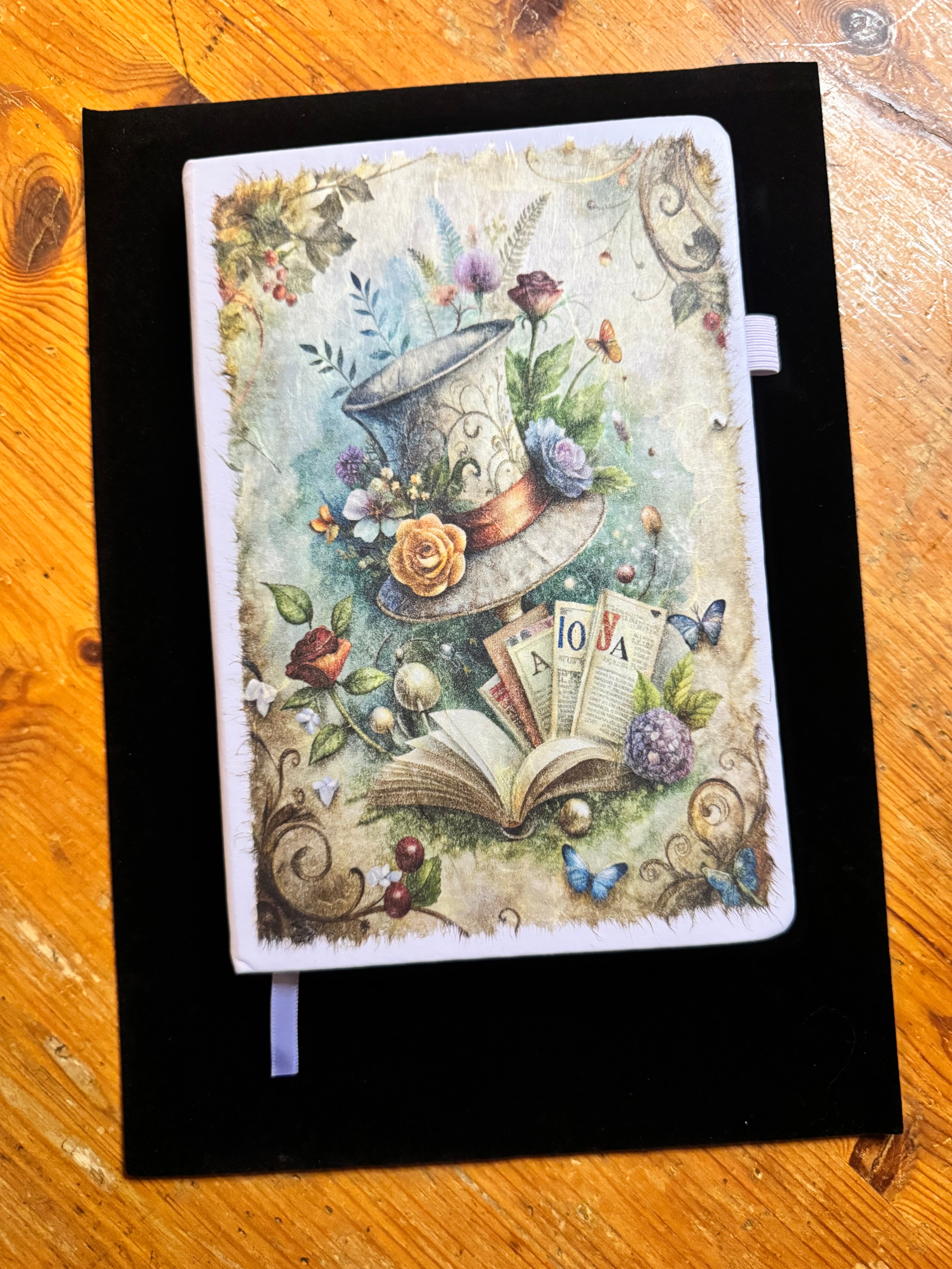 Alice in Wonderland Notebook $25