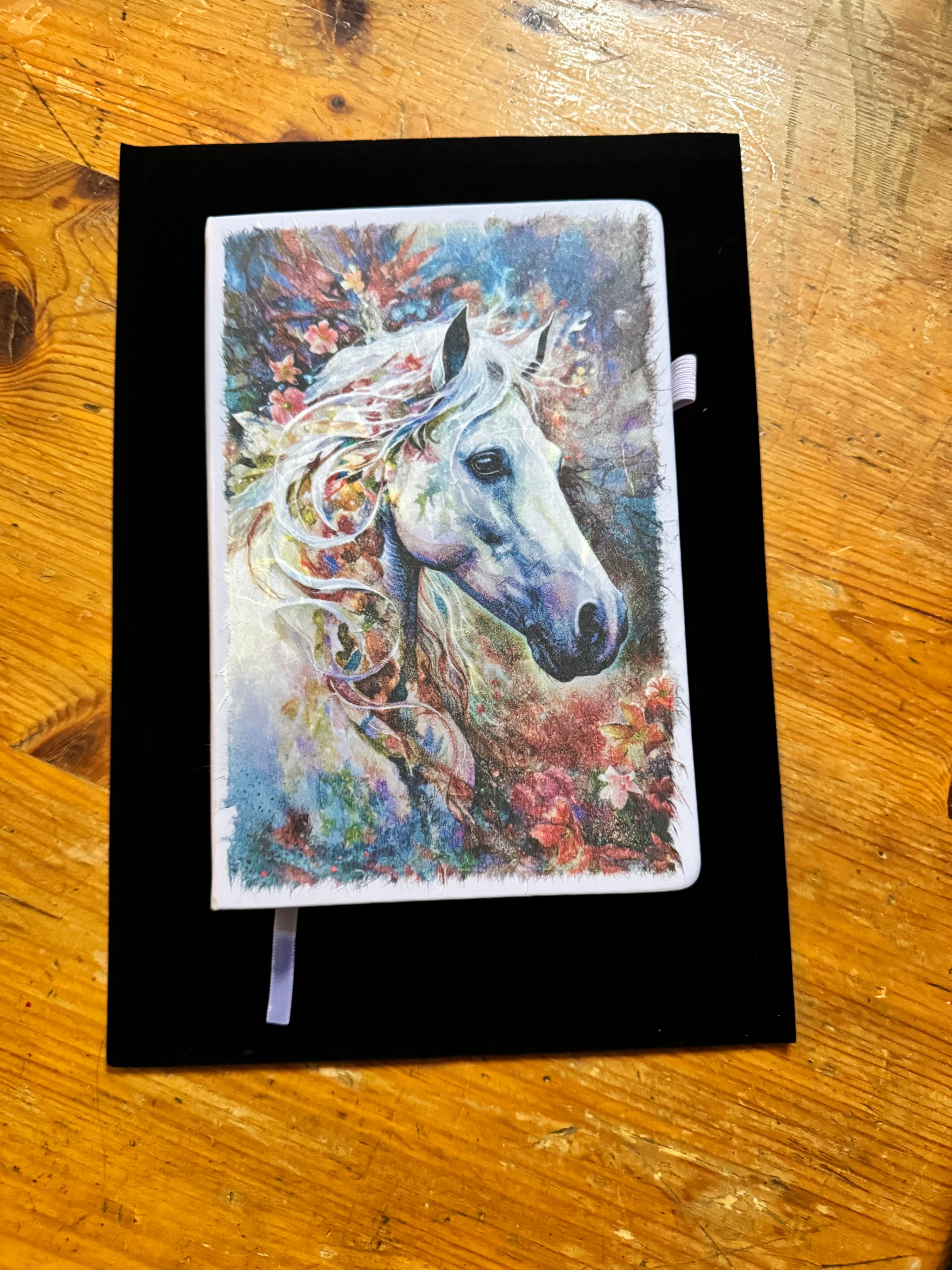 Colorful Horse Notebook $25