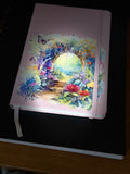 Garden Gate Light Pink Journal $25