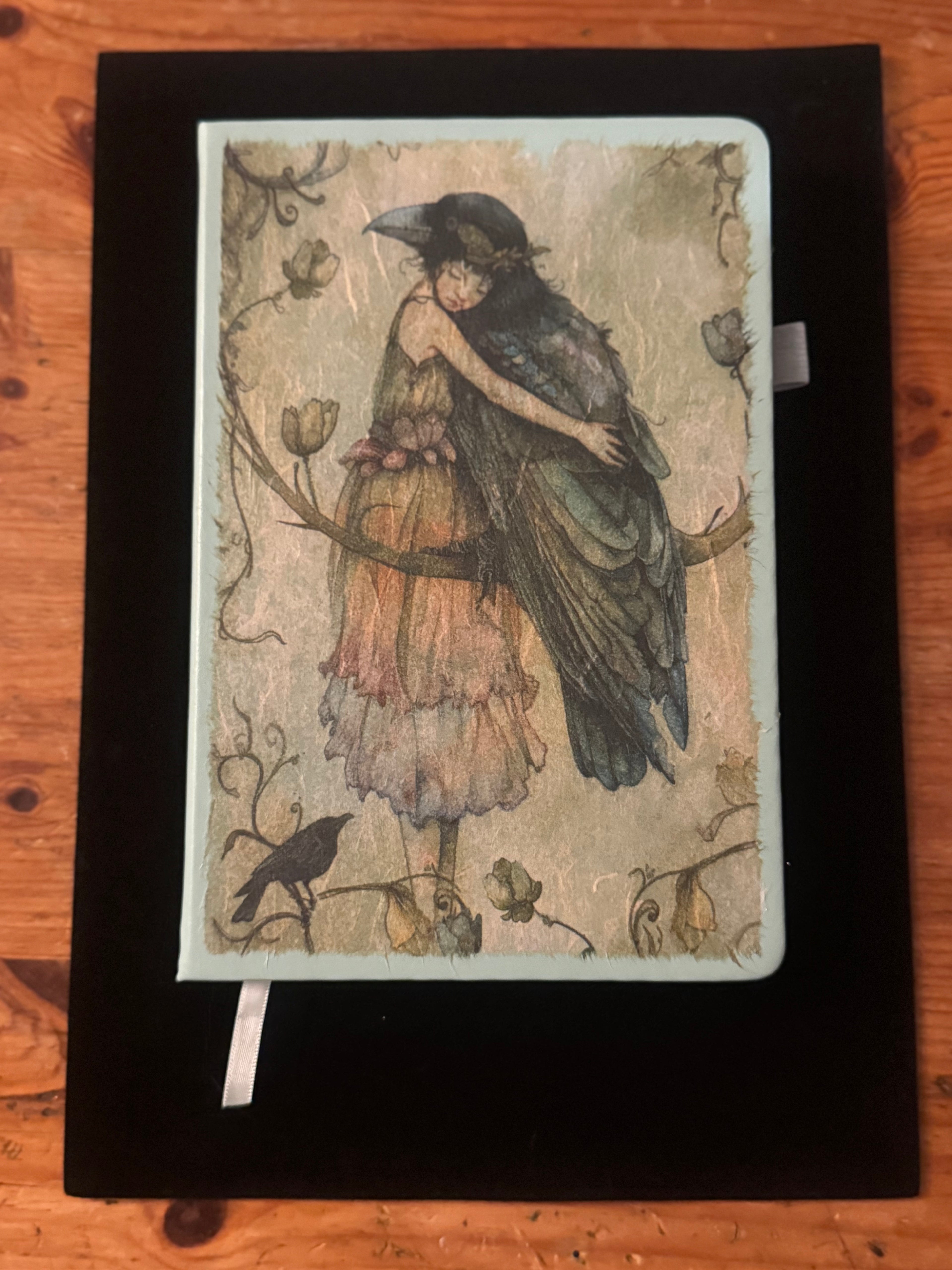 Bird Fairy Blue Green Journal $25