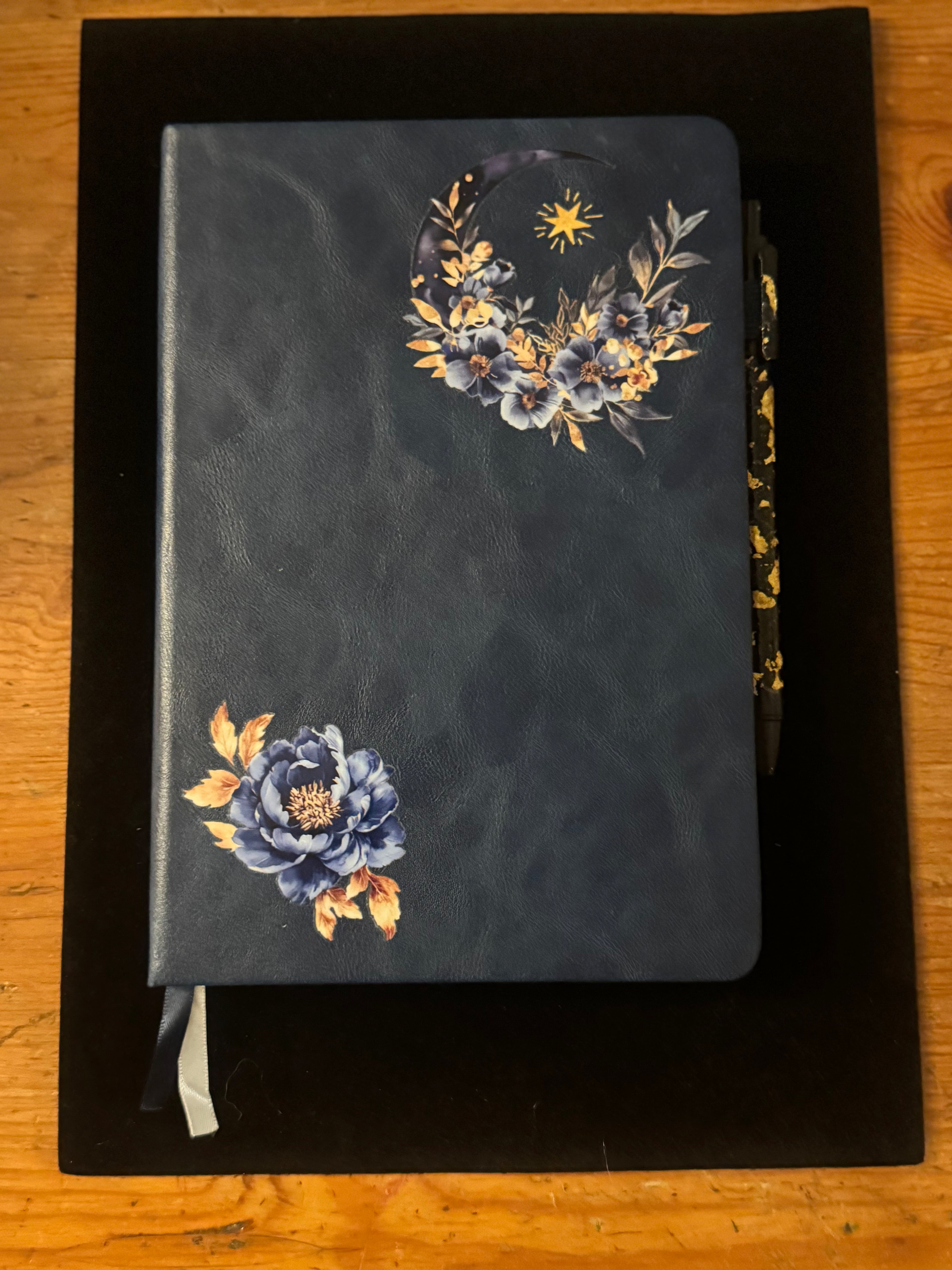 Moon Magik Navy Journal $25
