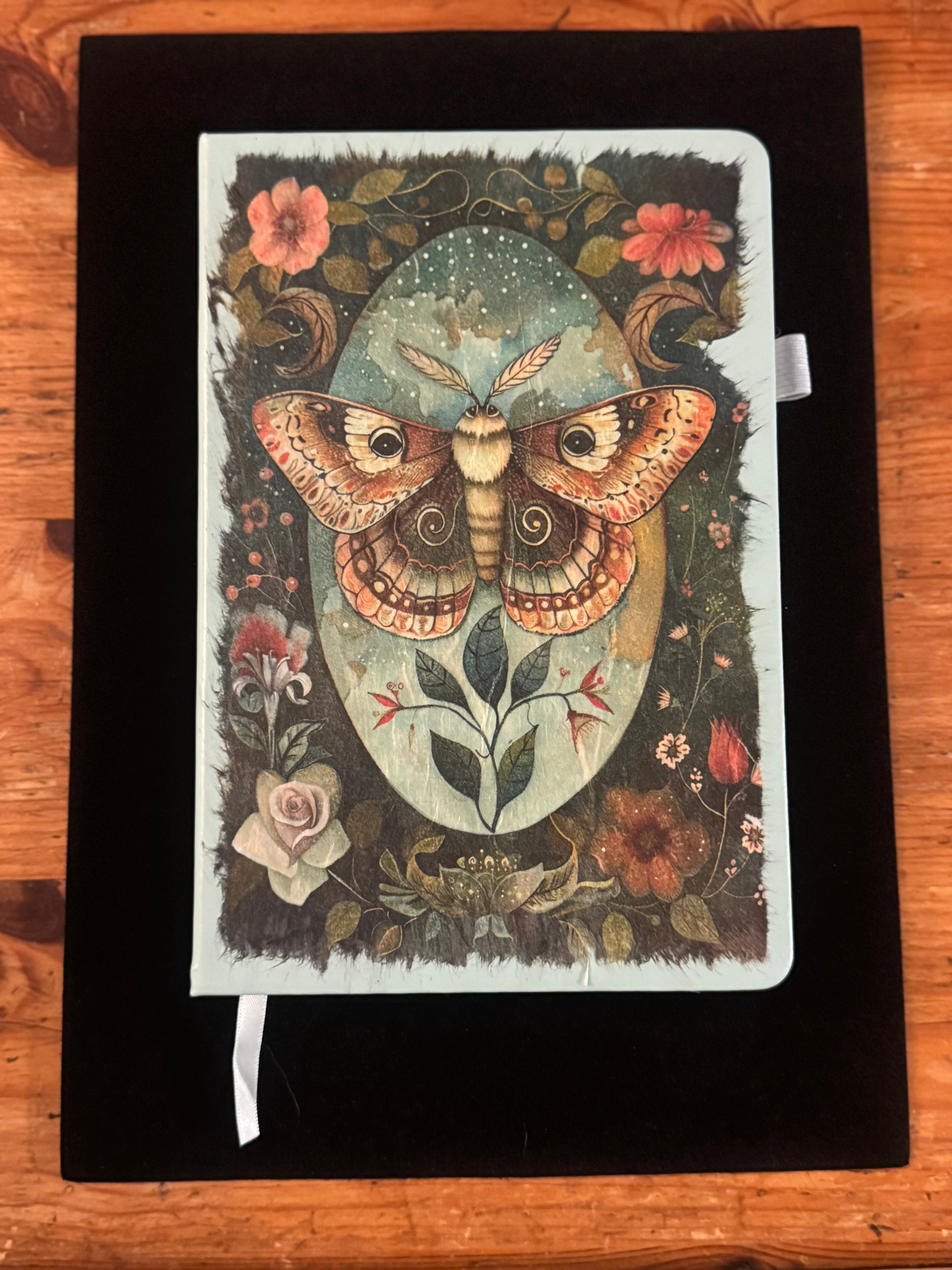 Butterfly Blue Green Journal $25