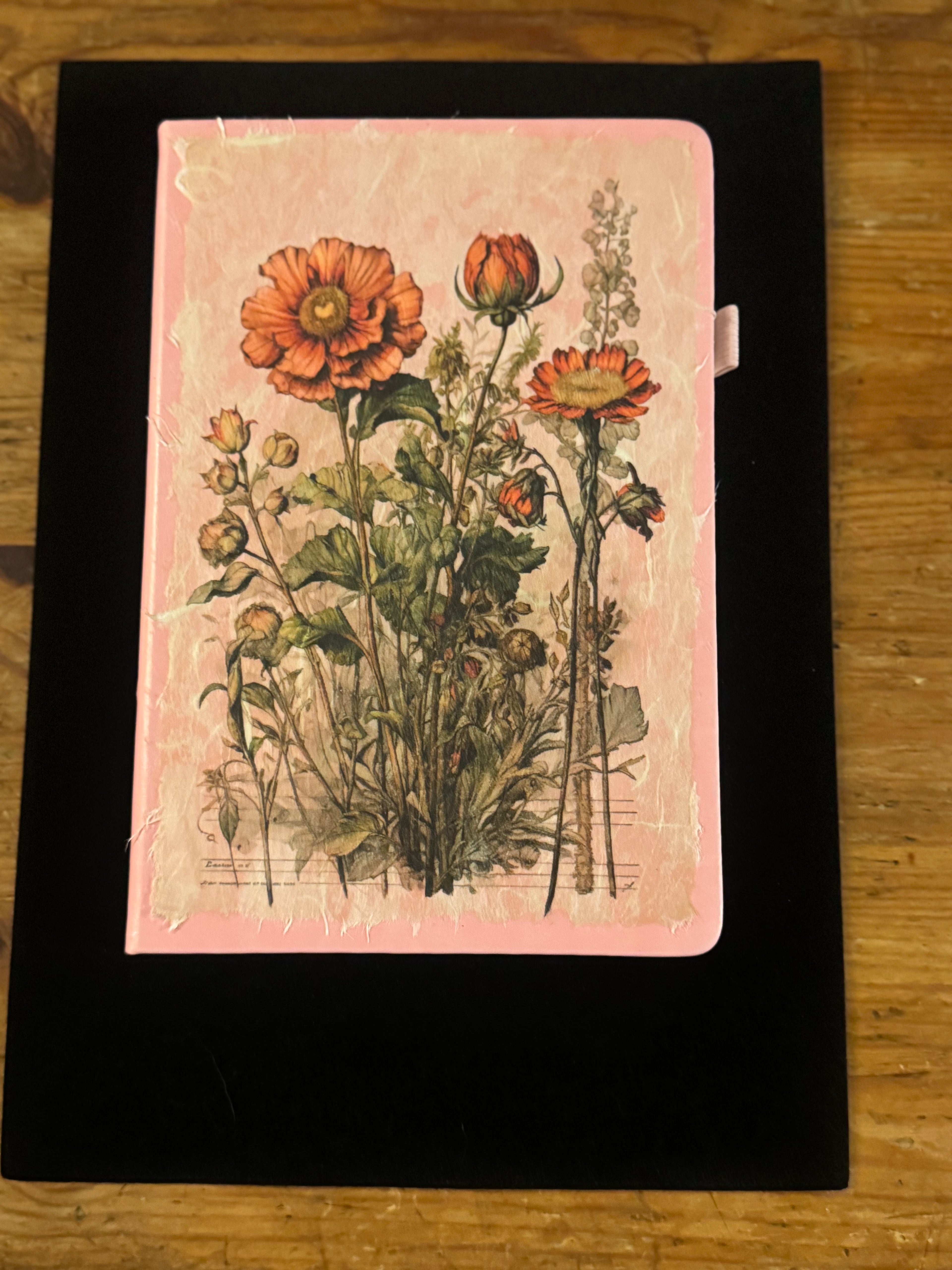 Botanicals Hot Pink Journal $25