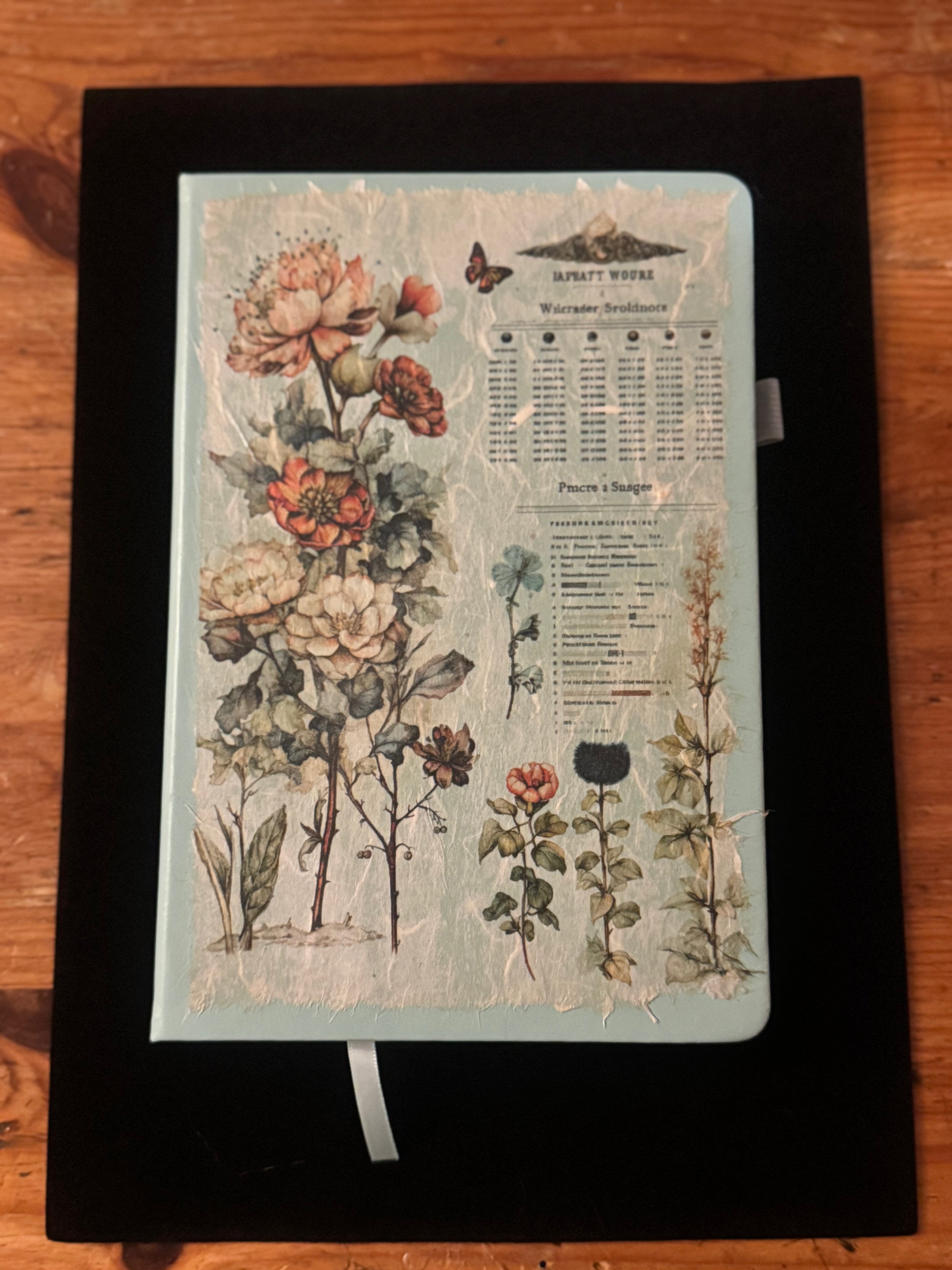 Botanicals Blue Green Journal $25