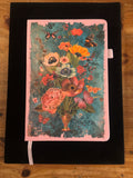 Bright Flowers Hot Pink Journal $25