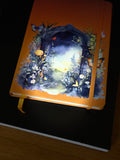 Garden Gate Orange and Blue Journal $25