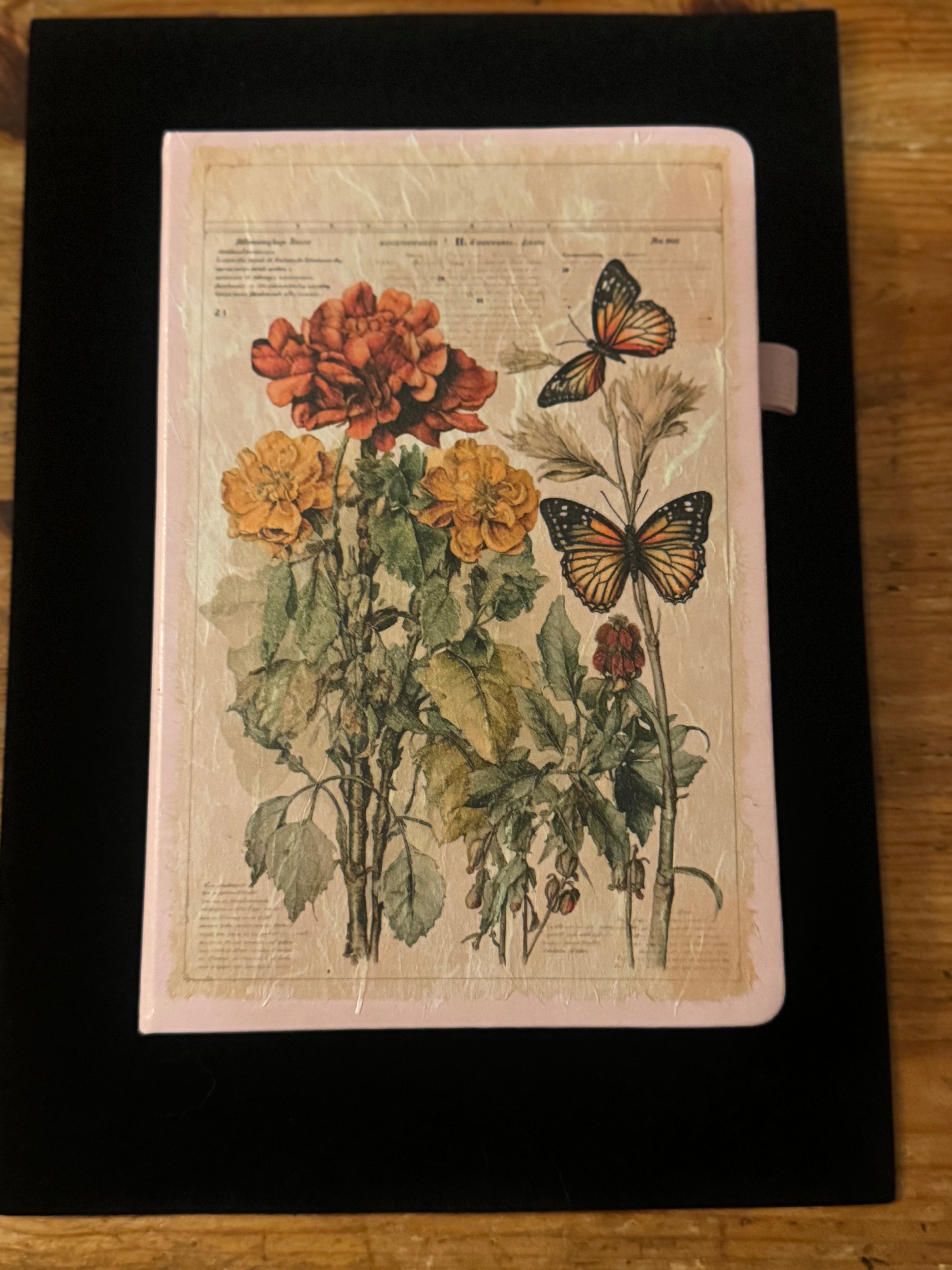 Botanicals Light Pink Journal $25