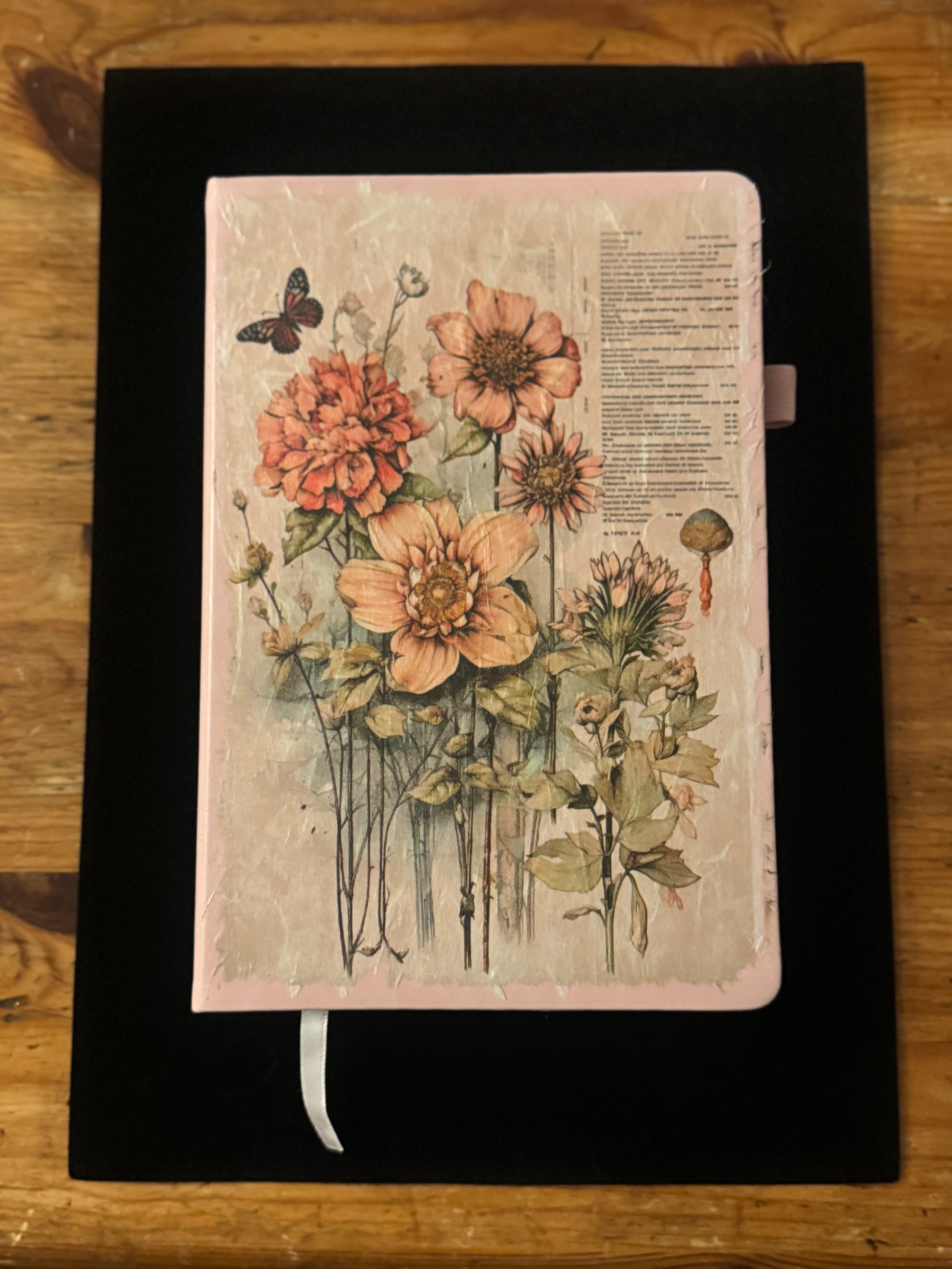 Botanicals Light Pink Journal $25